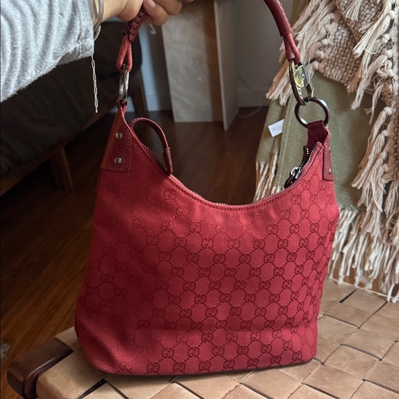 Gucci Scarlet Hobo Bag authentic (vintage) - Picture 2 of 10